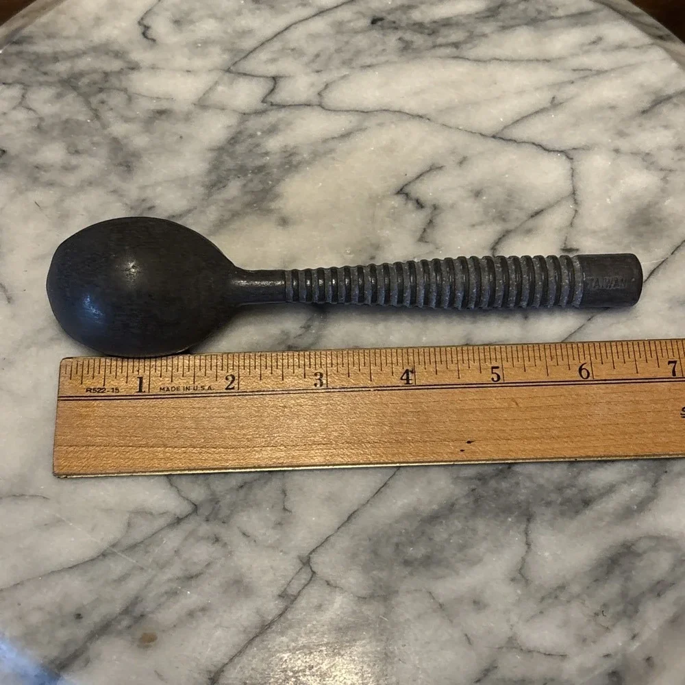 VTG 50s MCM Aluminum Ice Cream Scoop Ribbed 7